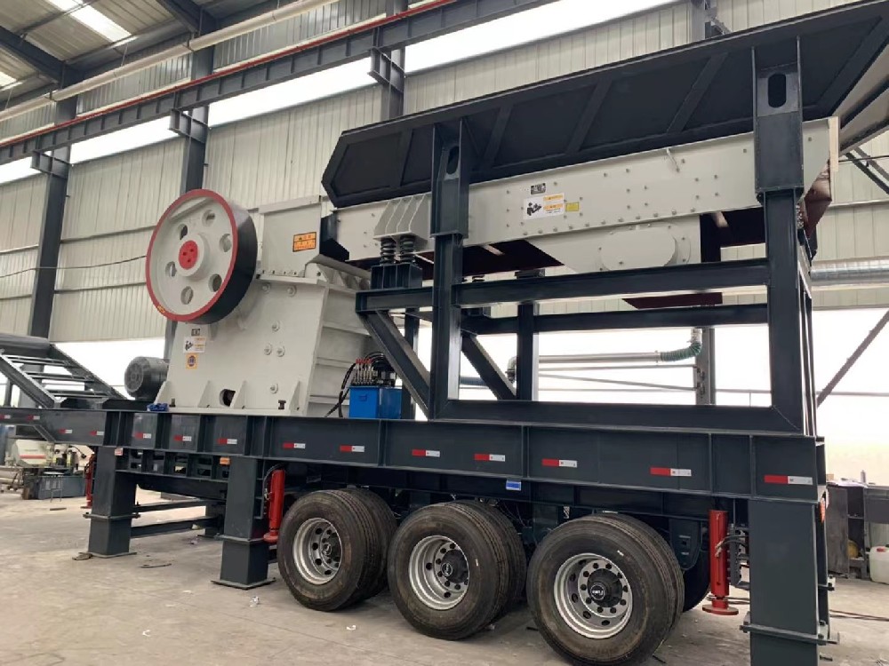 The tire mobile crushing station sent to Anhui, China