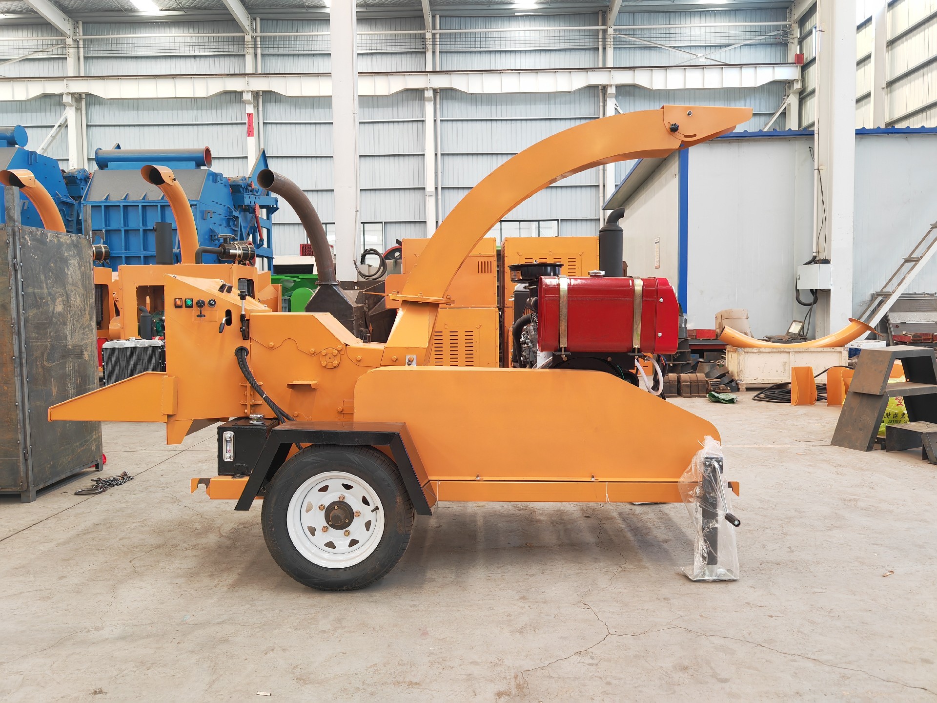 22kw motor branch crusher