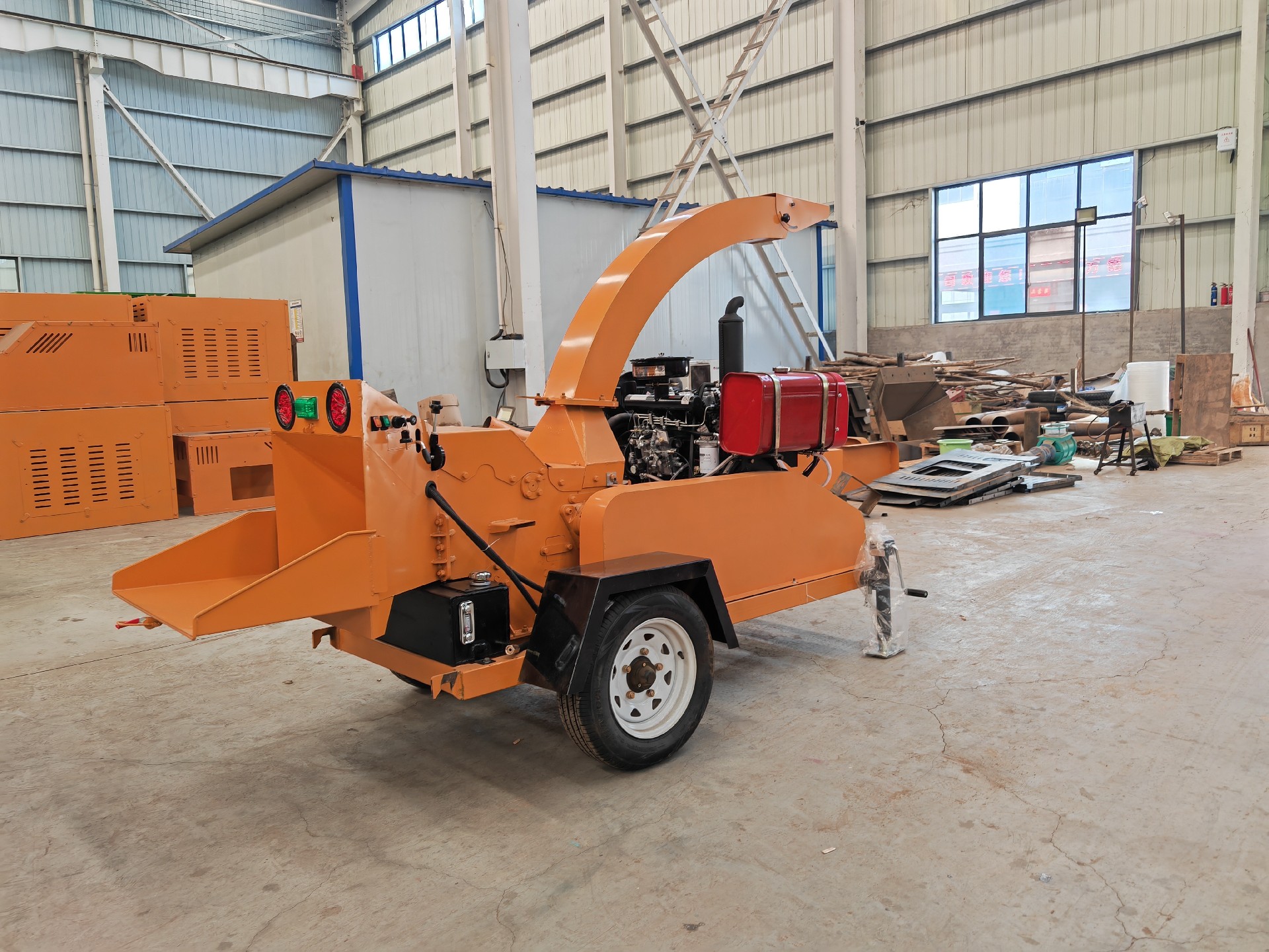 22kw motor branch crusher
